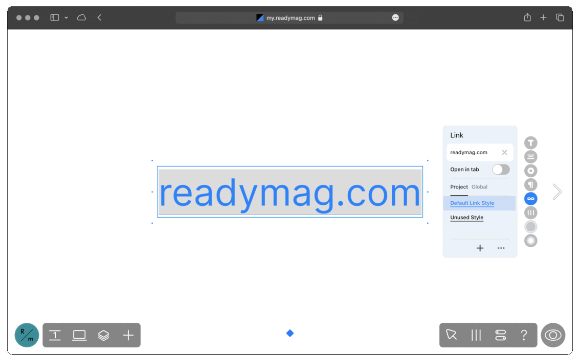 Links – Readymag Help