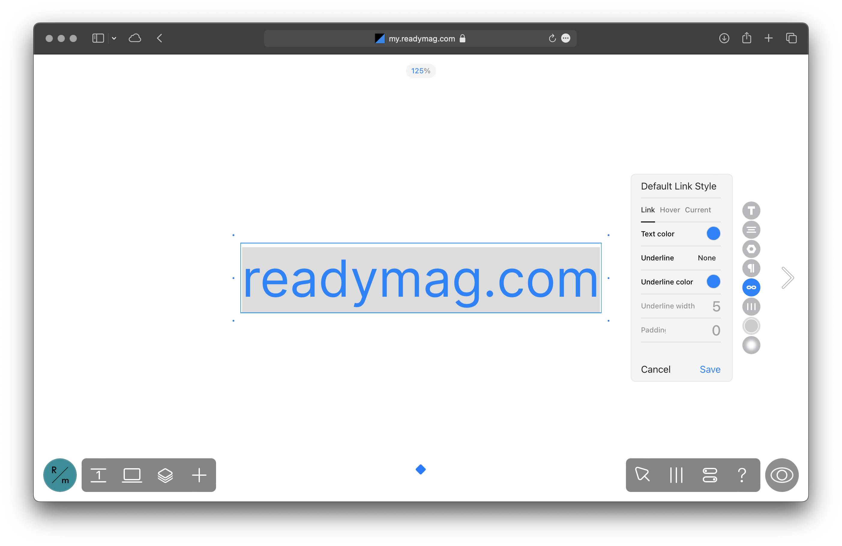 Links – Readymag Help