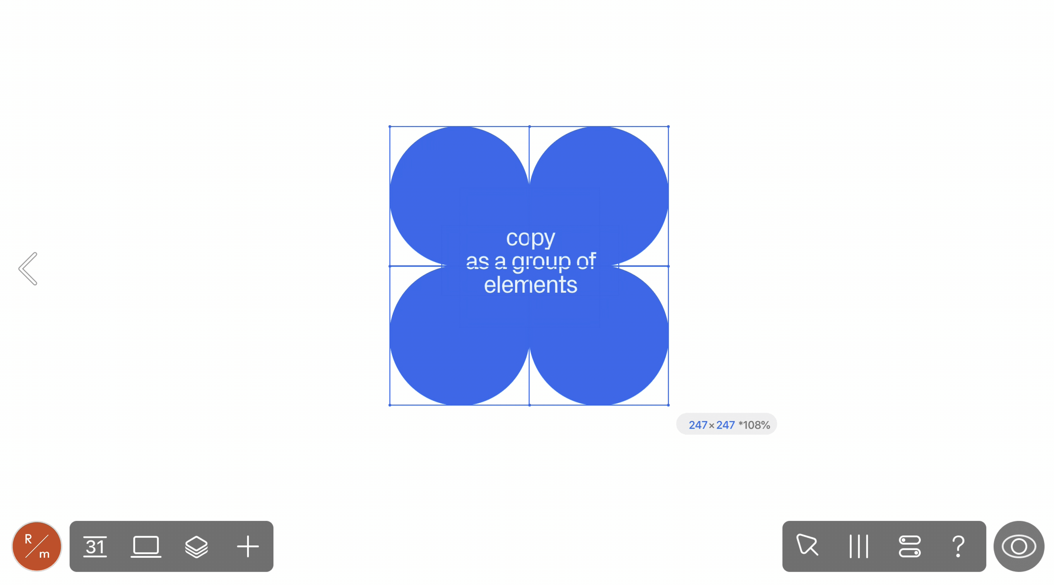 Content pasted from Figma to readymag.gif