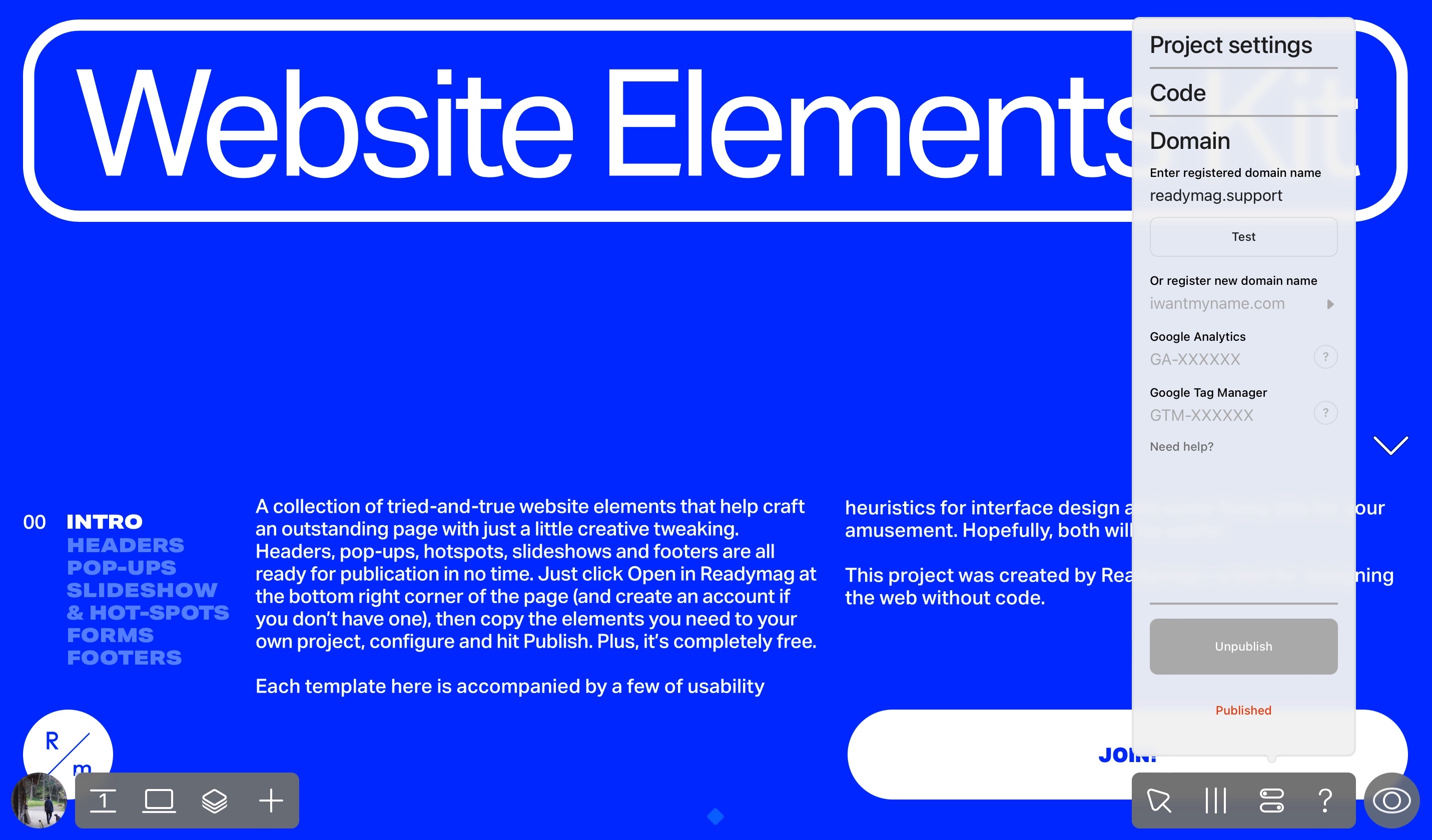 DNS records for popular domain registrars – Readymag Help